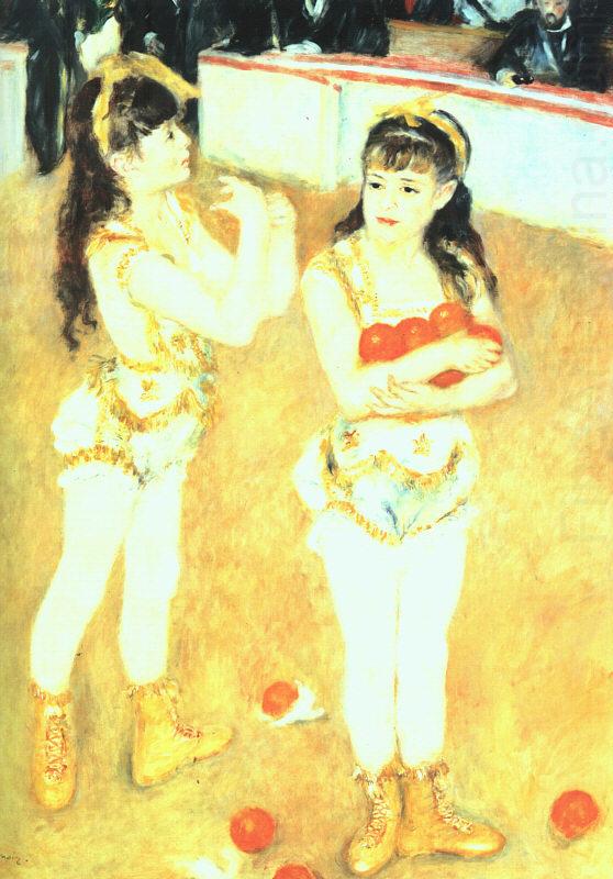 Pierre Renoir Jugglers at the Cirque Fernando china oil painting image
